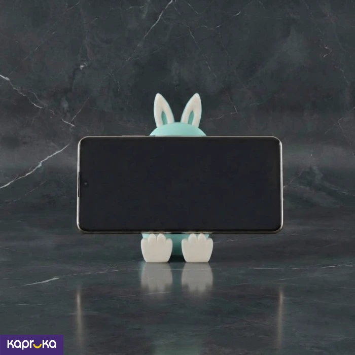 Cute Green Labubu Phone Stand Holder Kawaii Cartoon Phone Dock For Desk