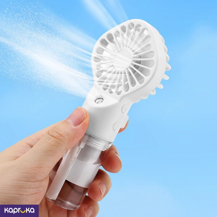 Mini Pocket Usb Rechargeable Portable Misting Fan With 4 Adjustable Speeds