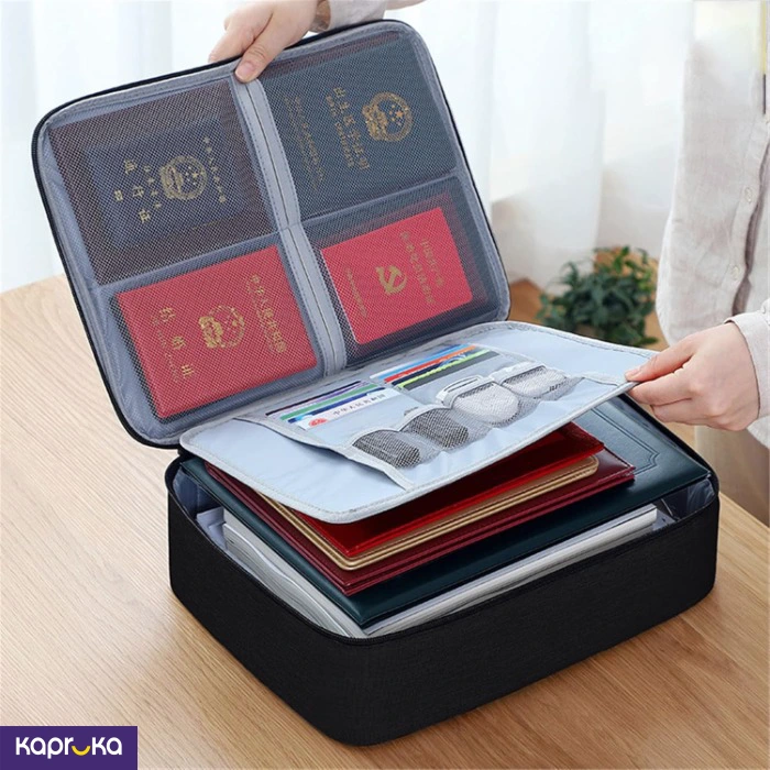 Important Document Storage Waterproof Bag With Safe Code Lock For Travel