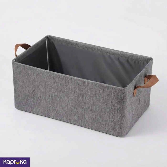 Large Foldable Fabric Storage Bins With Handles