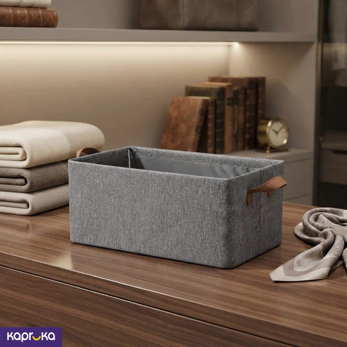 Large Foldable Fabric Storage Bins With Handles