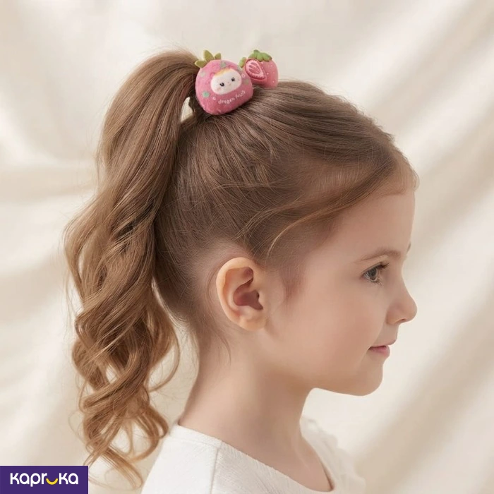 Cute Fruit Hair Clips For Kids 2pc Dragon Fruit And Strawberry Hair Barrettes Set