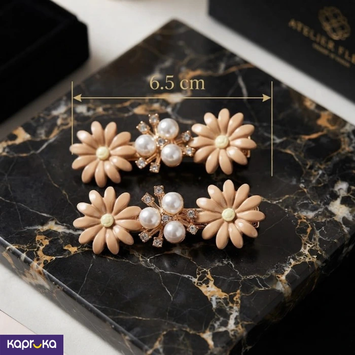 6 Pairs Cute Kawaii Hair Clips For Girls Gold Color Tone Metal Hair Clips