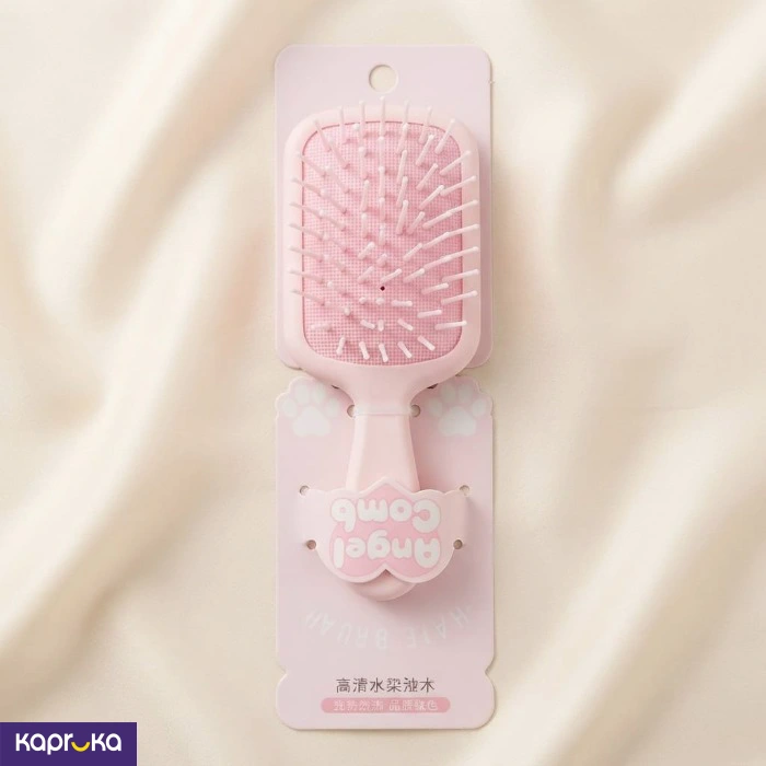 Mini Travel Hair Brush With Mirror