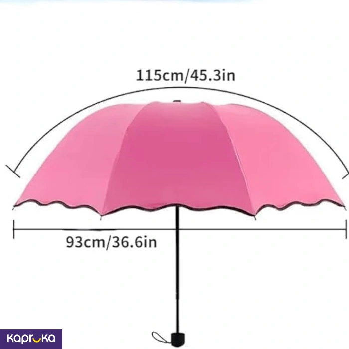 Magic Umbrella Changing Secret Blossoms Occur With Water Magic Print Light Pink
