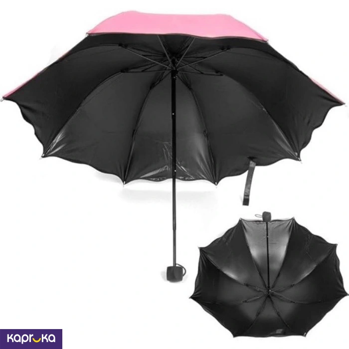Magic Umbrella Changing Secret Blossoms Occur With Water Magic Print Light Pink