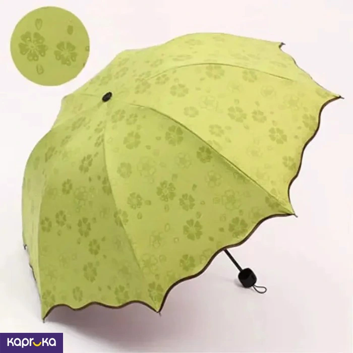 Magic Flower Umbrella Compact Travel Umbrella With Water Activated Floral Print