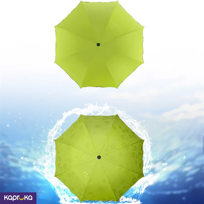 Magic Flower Umbrella Compact Travel Umbrella With Water Activated Floral Print