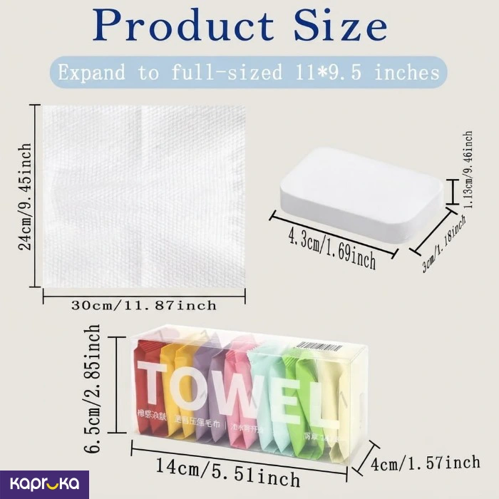 Compressed Towels 14 Pack Travel Towels Disposable