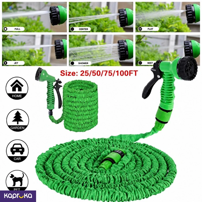 100ft Expandable Garden Hose Pipe Flexible Expanding Magic Hose