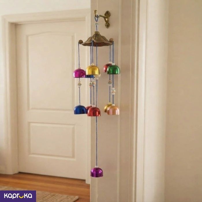 Hanging Windchime For Home Colorful Metal Wind Chime With 11 Bells