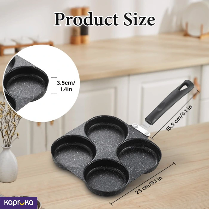 Frying Pan 4hole Non Stick Egg Pan