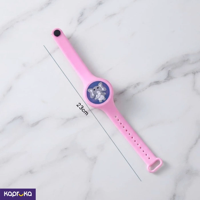 Kids Led Mosquito Repellent Wristband With Cartoon Animal Design