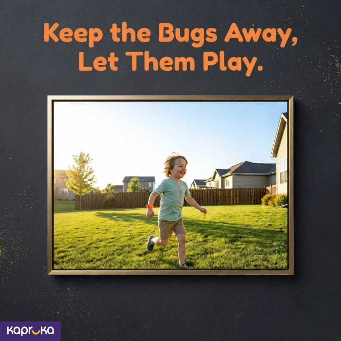 Kids Led Mosquito Repellent Wristband With Cartoon Animal Design