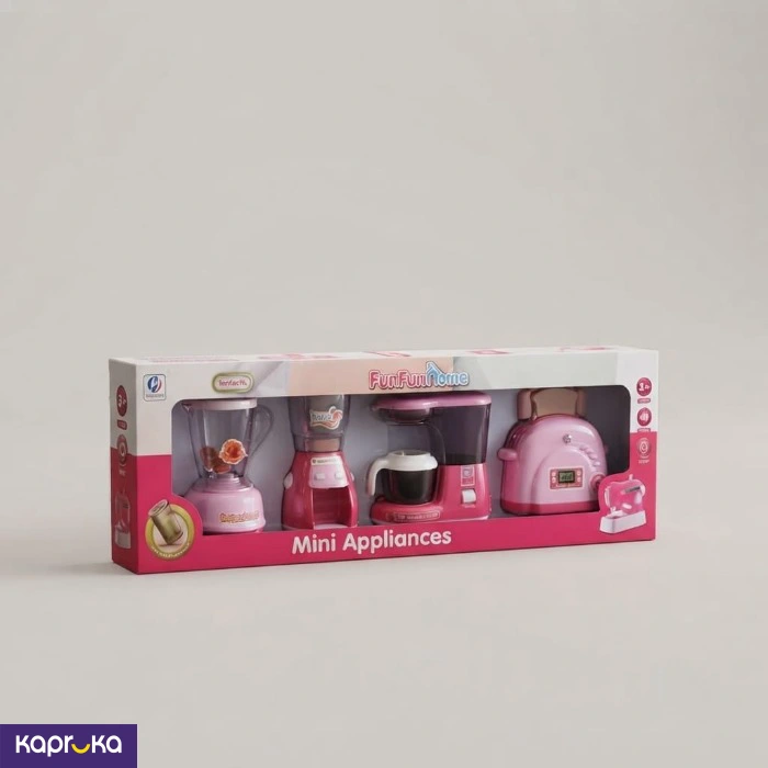 4 In 1 Mini Appliances Kitchen Set For Kids Battery Operated