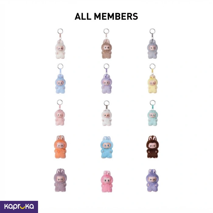 Cute Monster Plush Keychain Mystery Blind Box Pin For Love Series