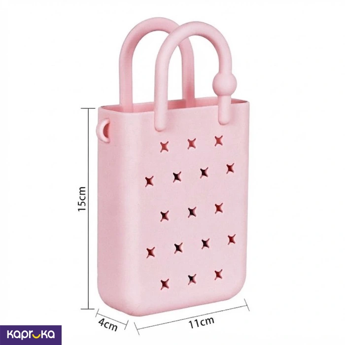 Cute Silicone Crossbody Bag For Girls Mini Tote With Adjustable Strap And Diy Charms