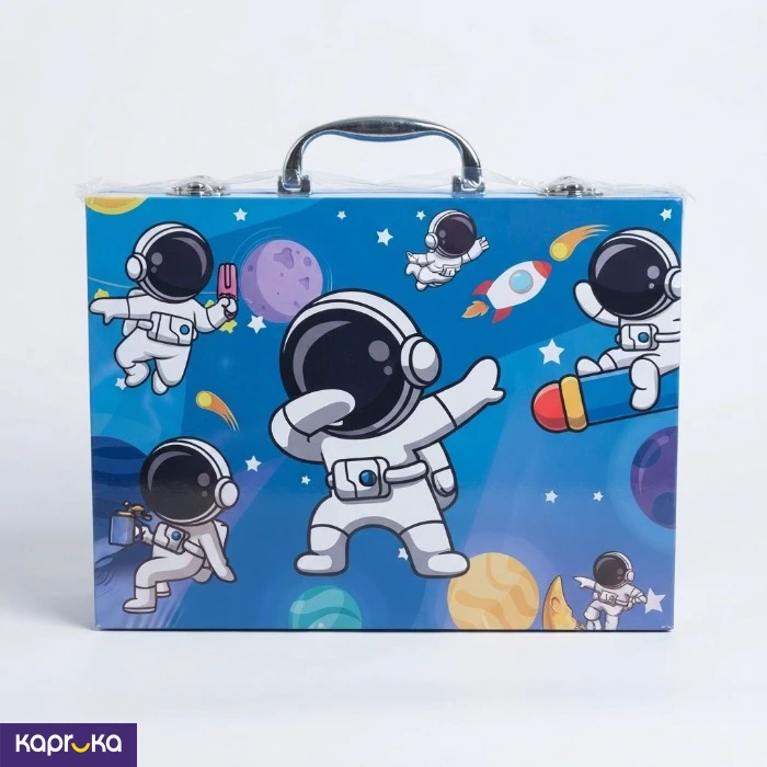 Astronaut Art Kit For Kids Drawing And Colouring Kit With Colour Box