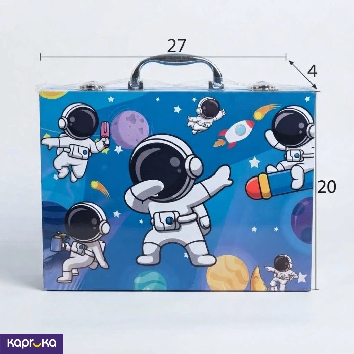 Astronaut Art Kit For Kids Drawing And Colouring Kit With Colour Box