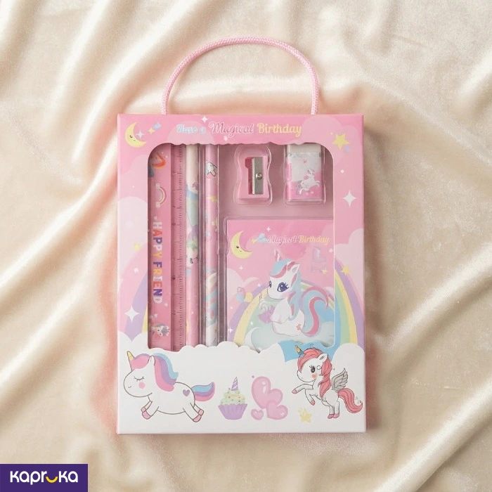 Unicorn Stationery Gift Set For Girls 6 Pcs Stationery Kit