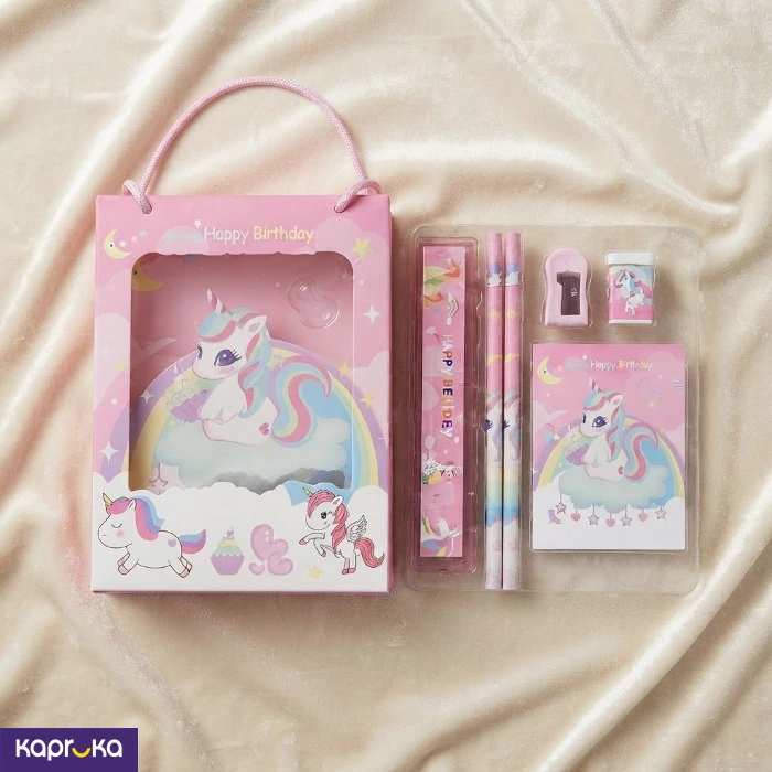 Unicorn Stationery Gift Set For Girls 6 Pcs Stationery Kit