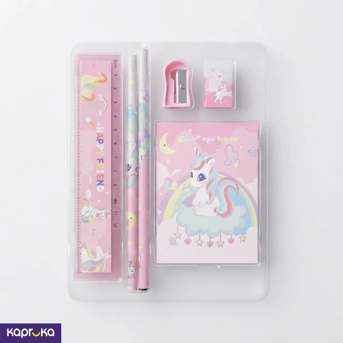 Unicorn Stationery Gift Set For Girls 6 Pcs Stationery Kit