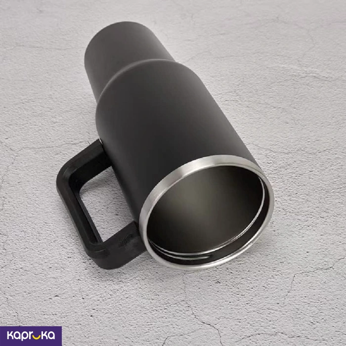 Stainless Steel Vacuum Insulated Mug 40 Oz 1300 Ml Portable Car Mug Tumbler With Handle