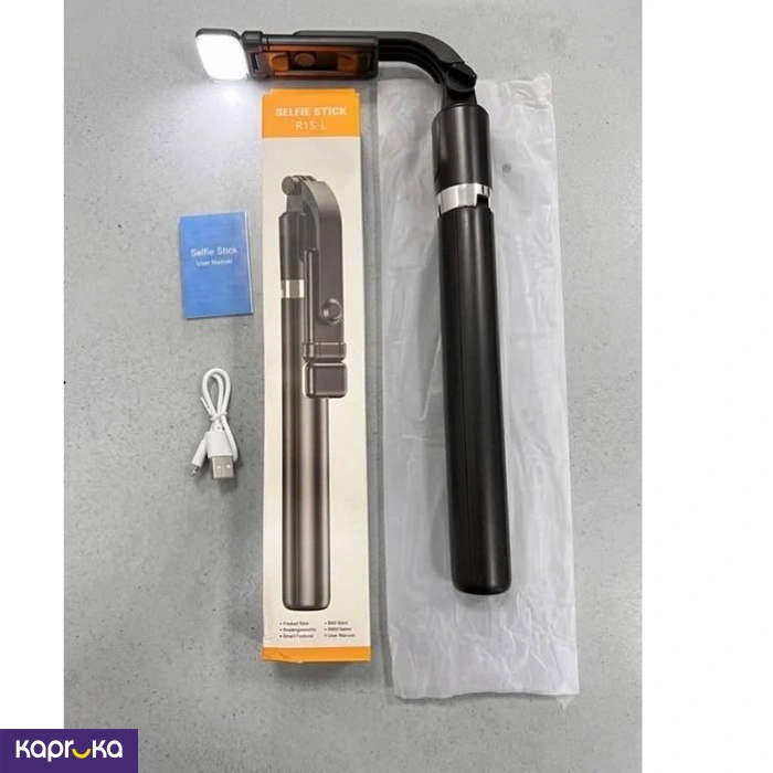 Selfie Stick R1s L Wireless Bluetooth Selfie Stick With Tripod Stand With Led Fill Light