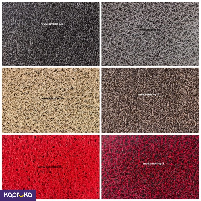 Coil Mat With Anti Slip Spike Backing 10mm Thickness Size 4ft X 2ft For Indoor And Outdoor Wet And