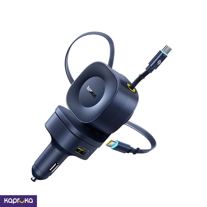 Baseus Primetrip Vr2 Max Car Charger With Retractable Cable 3c And One Usb 240w