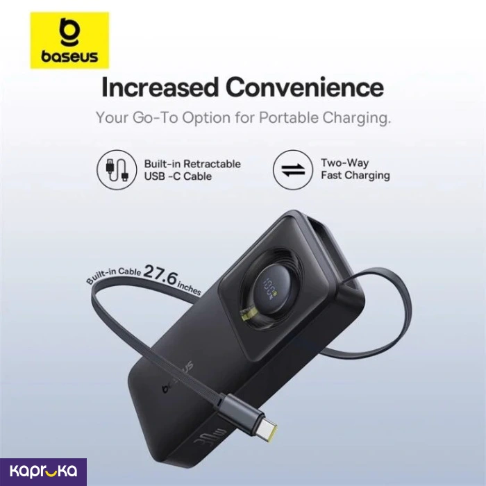 Baseus 10000mah 30w Free2pull Power Bank