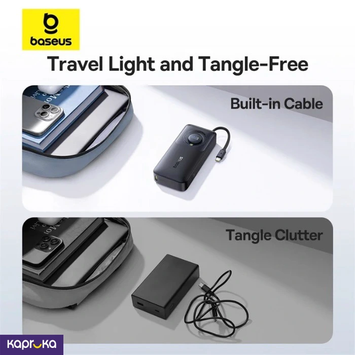 Baseus 10000mah 30w Free2pull Power Bank