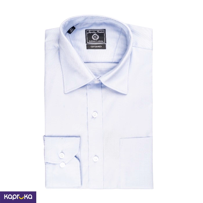 Signature Men S Formal Light Blue Long Sleeve Shirt