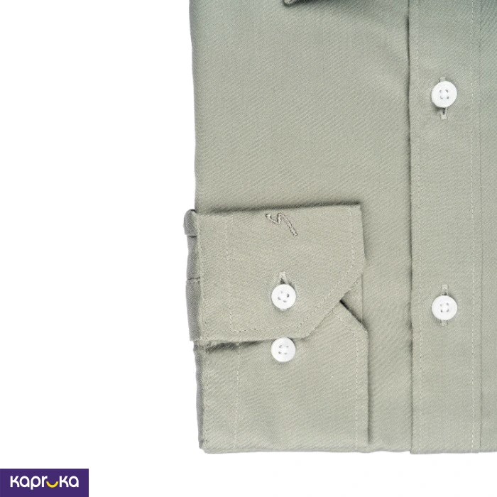 Signature Mens Formal Gray Long Sleeve Shirt