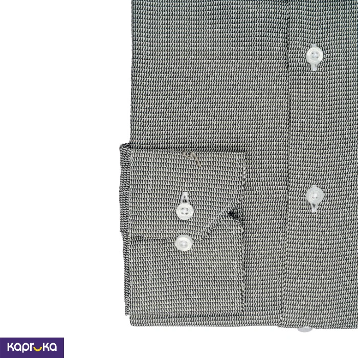 Signature Formal Men S Gray Micro Print Long Sleeve Shirt