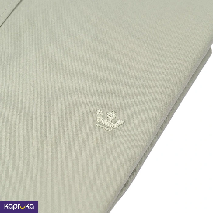 Signature Mens Icon Slim Fit Light Gray Shirt
