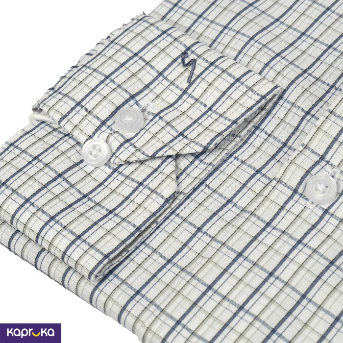 Signature Mens Slim Fit Blue Check Formal Shirt