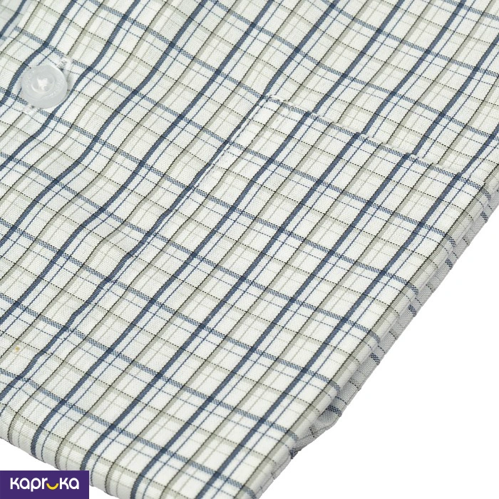 Signature Mens Slim Fit Blue Check Formal Shirt