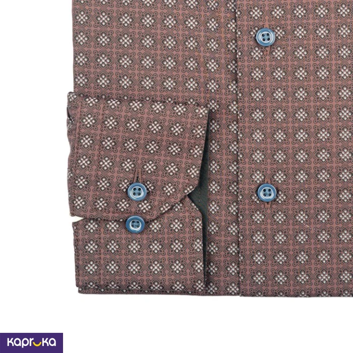 Signature Men S Casual Slim Fit Printed Long Sleeve Shirt