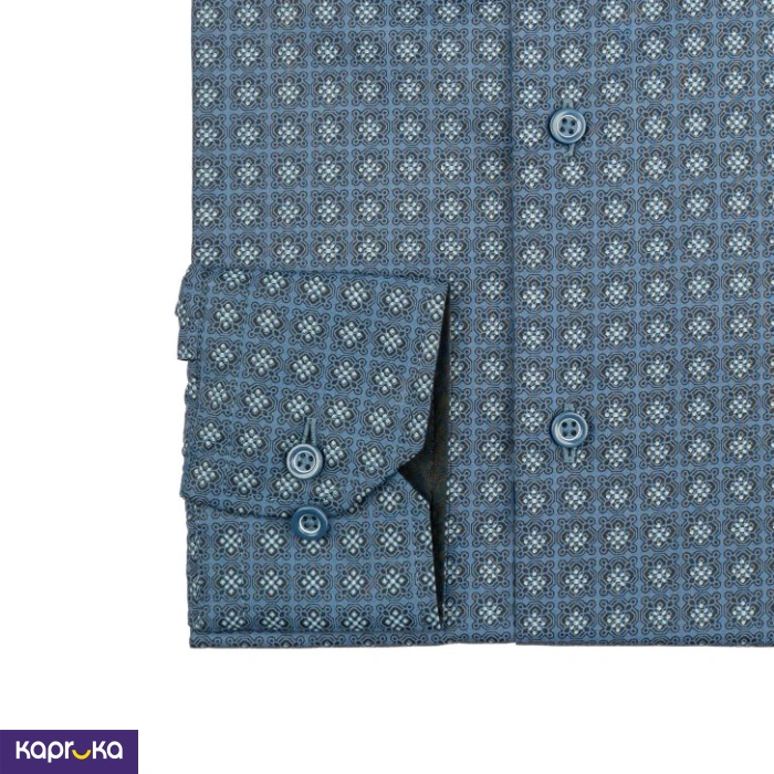 Signature Men S Casual Slim Fit Printed Long Sleeve Shirt