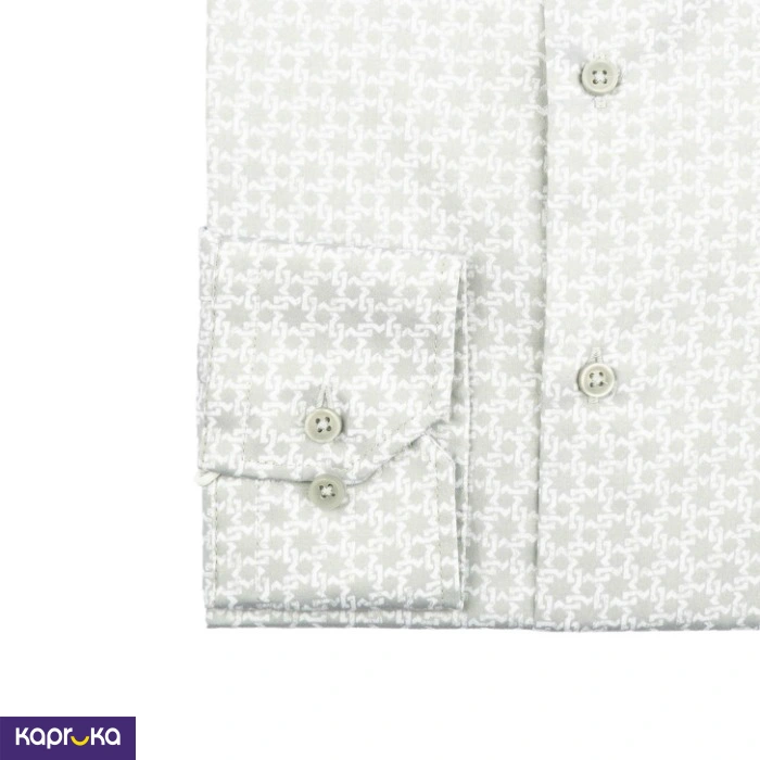 Signature Men S Casual Slim Fit Printed Long Sleeve Shirt