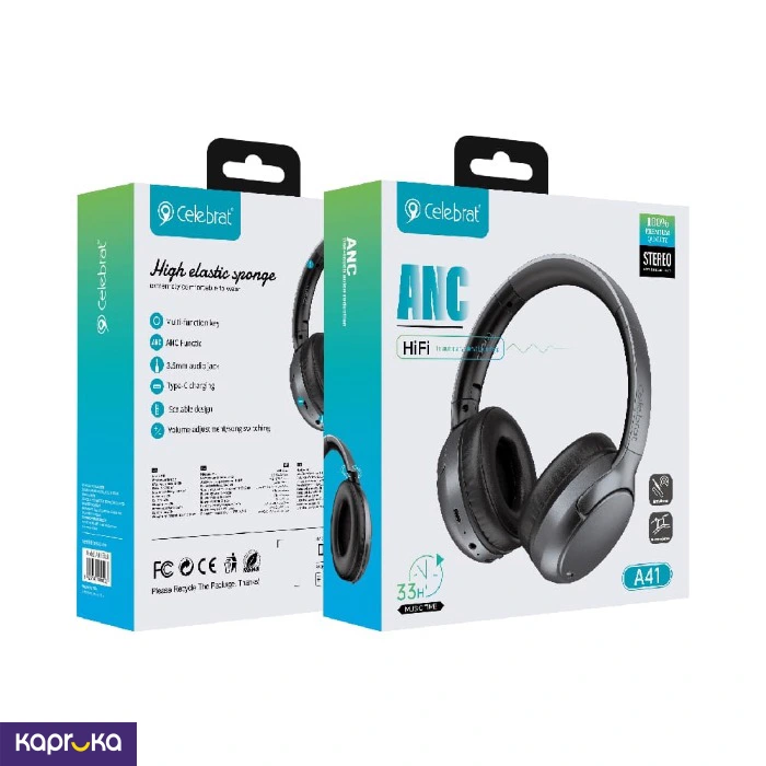 Celebrat A41 Premium Wireless Stereo Headset Headphone