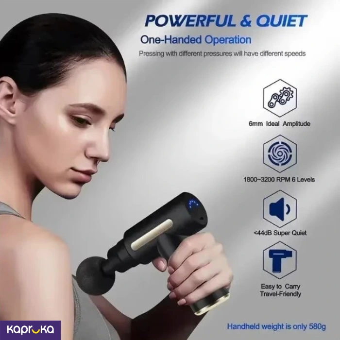 Body Massaging Profesional Gun With Multi Functions Rechargeable High End Quality