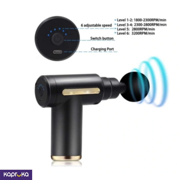 Body Massaging Profesional Gun With Multi Functions Rechargeable High End Quality