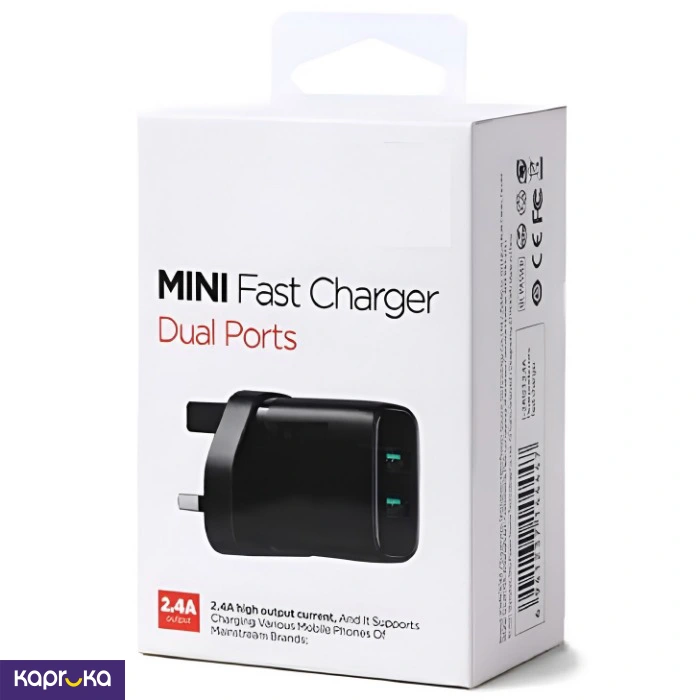 High Density Fast Charging Certified Adaptor Usb Dual Ports