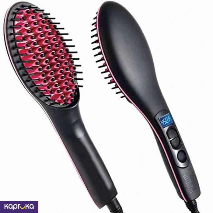 Hair Styling Adjustable Temperature Heating Comb Straightener