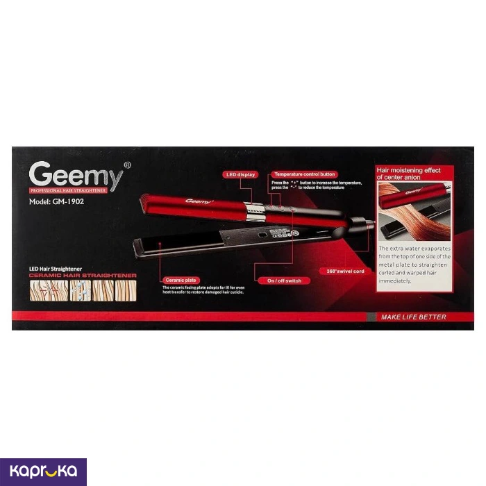 Geemy Professional Ceramic Hair Straightener
