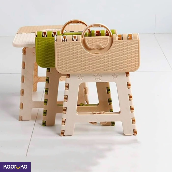 Portable And Foldable Plastic Stool Chairs