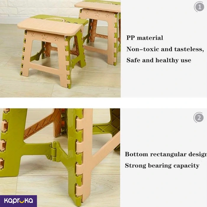 Portable And Foldable Plastic Stool Chairs