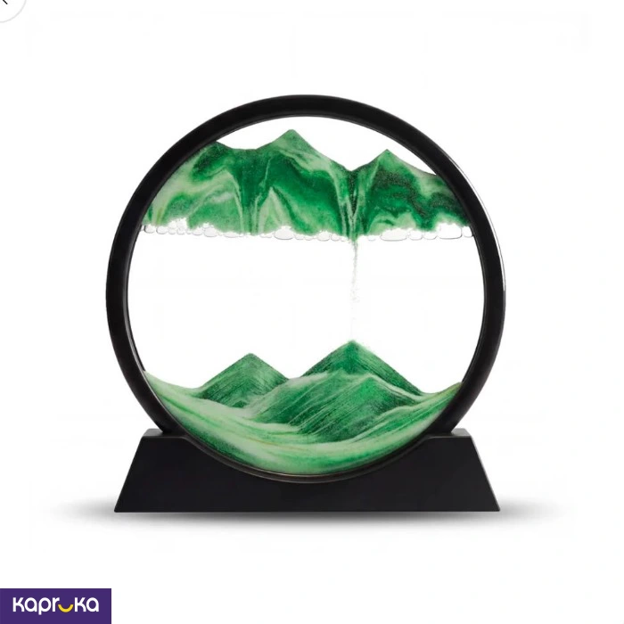7inch 3d Sand Falling Stand Green